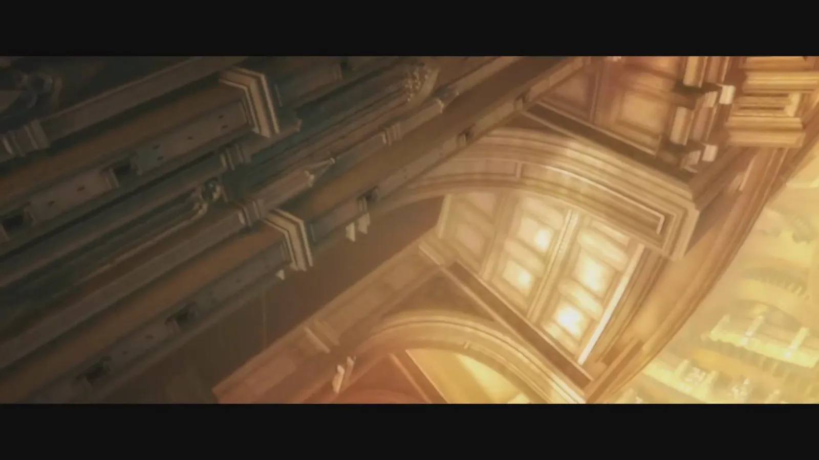 Story dialogue in Ebel City explaining Energy Hex items before the first colored map expansion in Resonance of Fate Enhanced Remaster