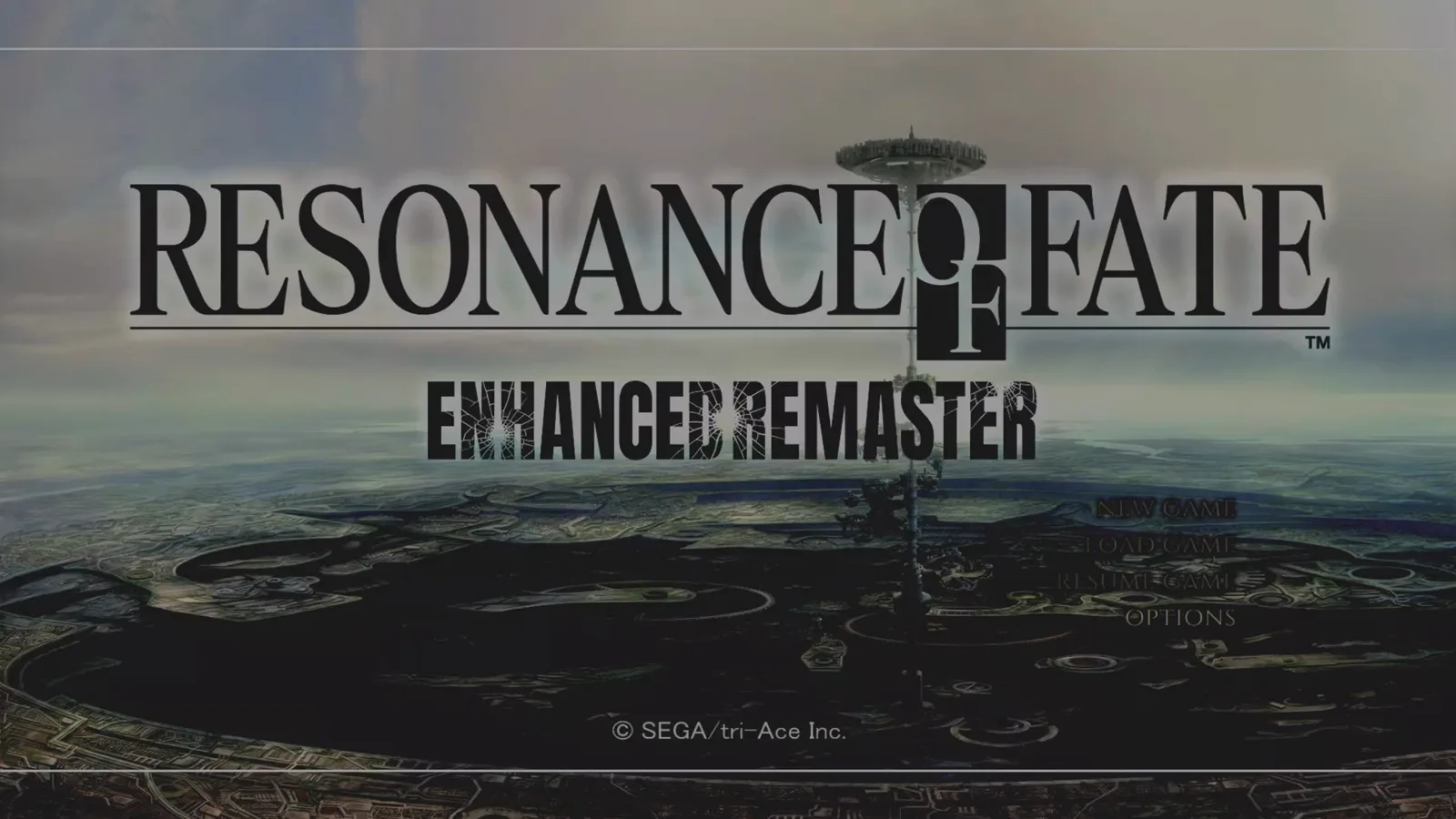 Enhanced Remaster title splash with ENHANCED REMASTER subtitle on the main menu