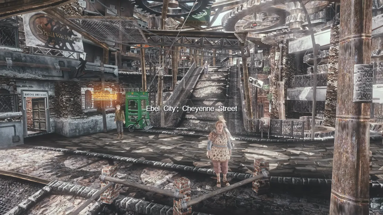 Energy hex world map grid in Resonance of Fate used for field progression between chapters